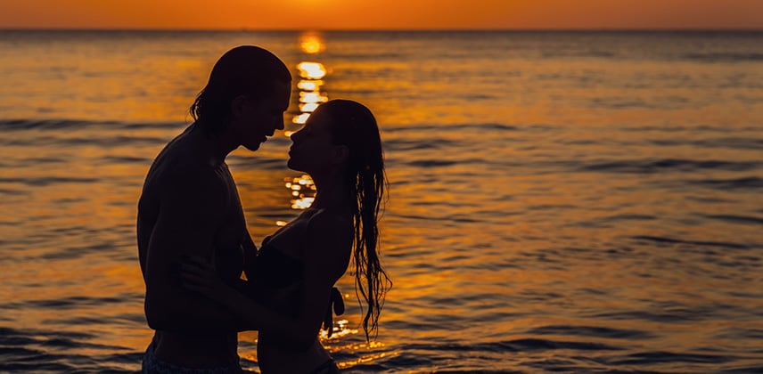 Couple sur une île