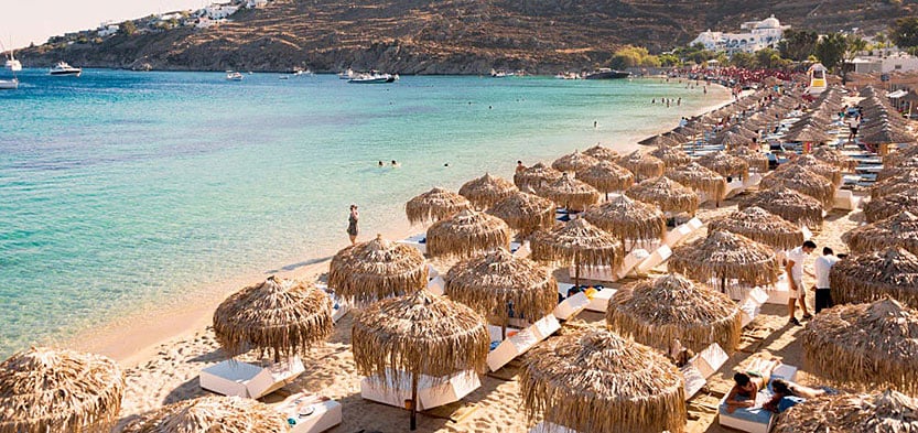 Psarou Beach